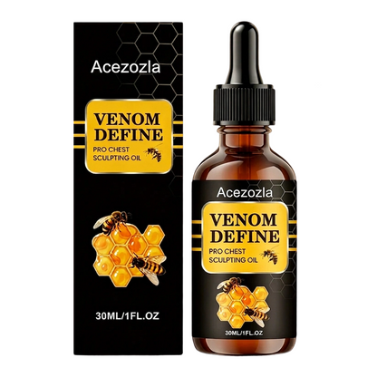 🔥 MEN’S CHEST-CONTOUR UPGRADE💪 Acezozla® VenomDefine Pro Chest Sculpting Oil 🐝 Daily Bee Venom Support for a Firmer-Looking, More Defined Chest