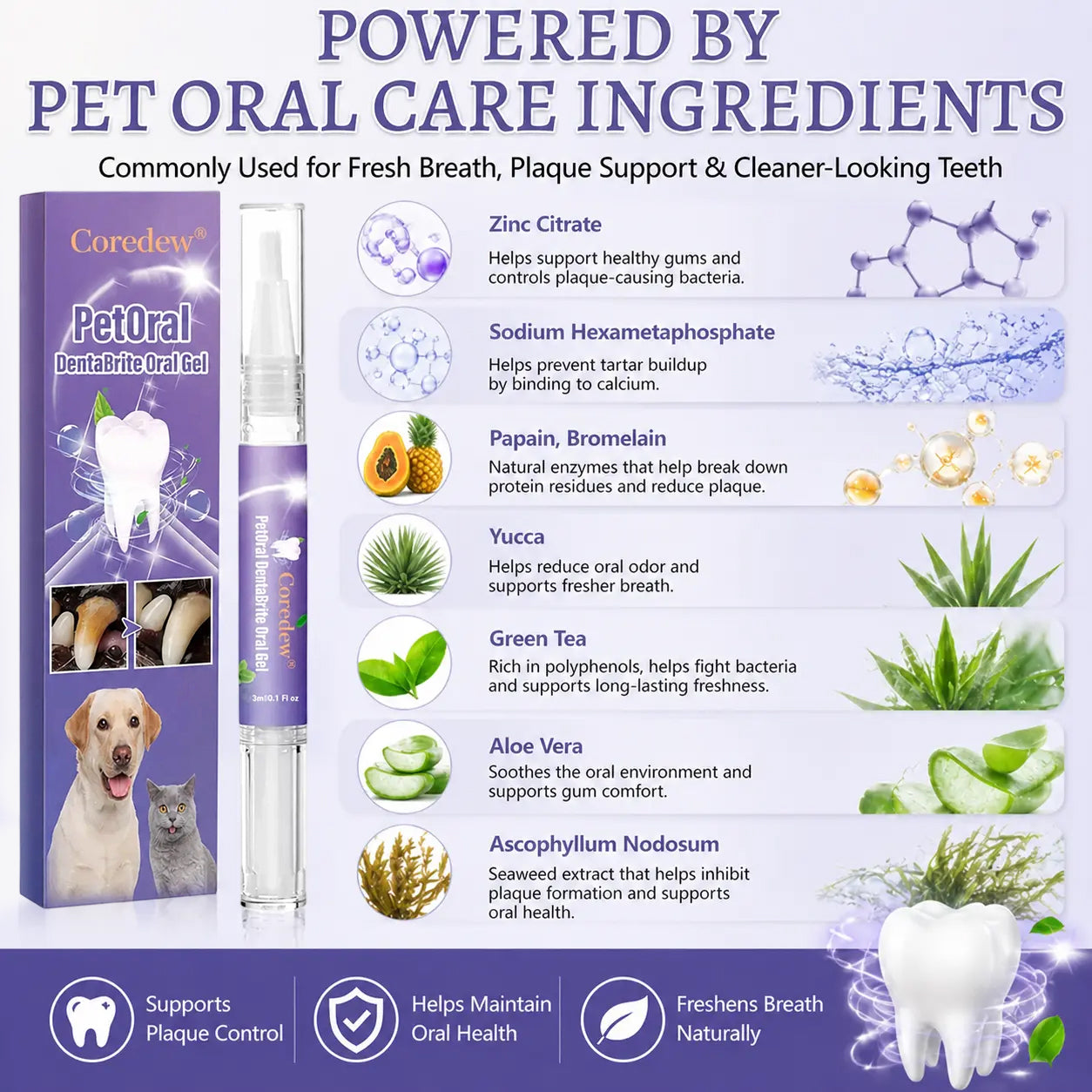 Coredew® PetOral DentaBrite Oral Gel